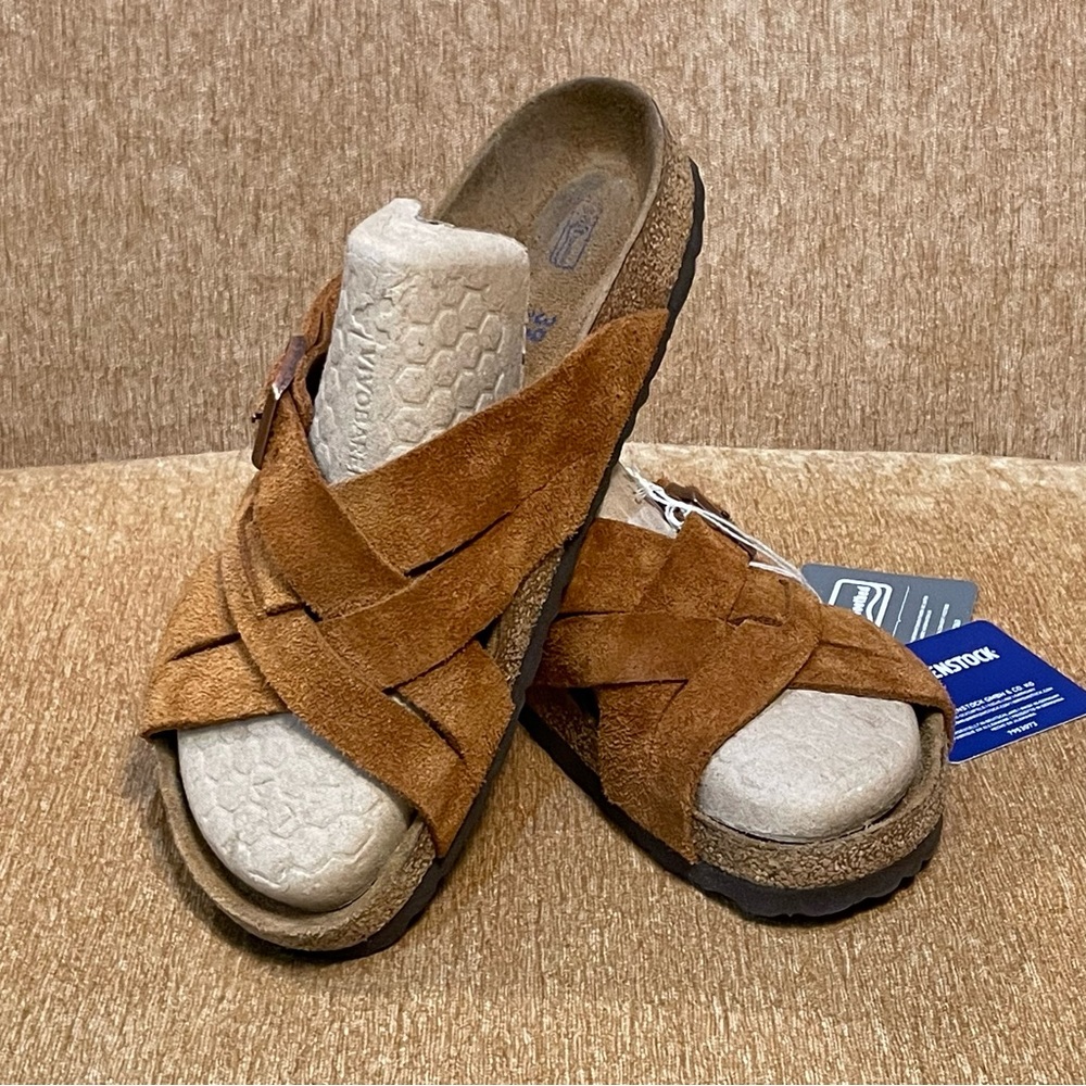 Birkenstock Lugano - Mink - Regular (Wide) - EU 39 US Women’s 8-8.5 Men’s 6-6.5